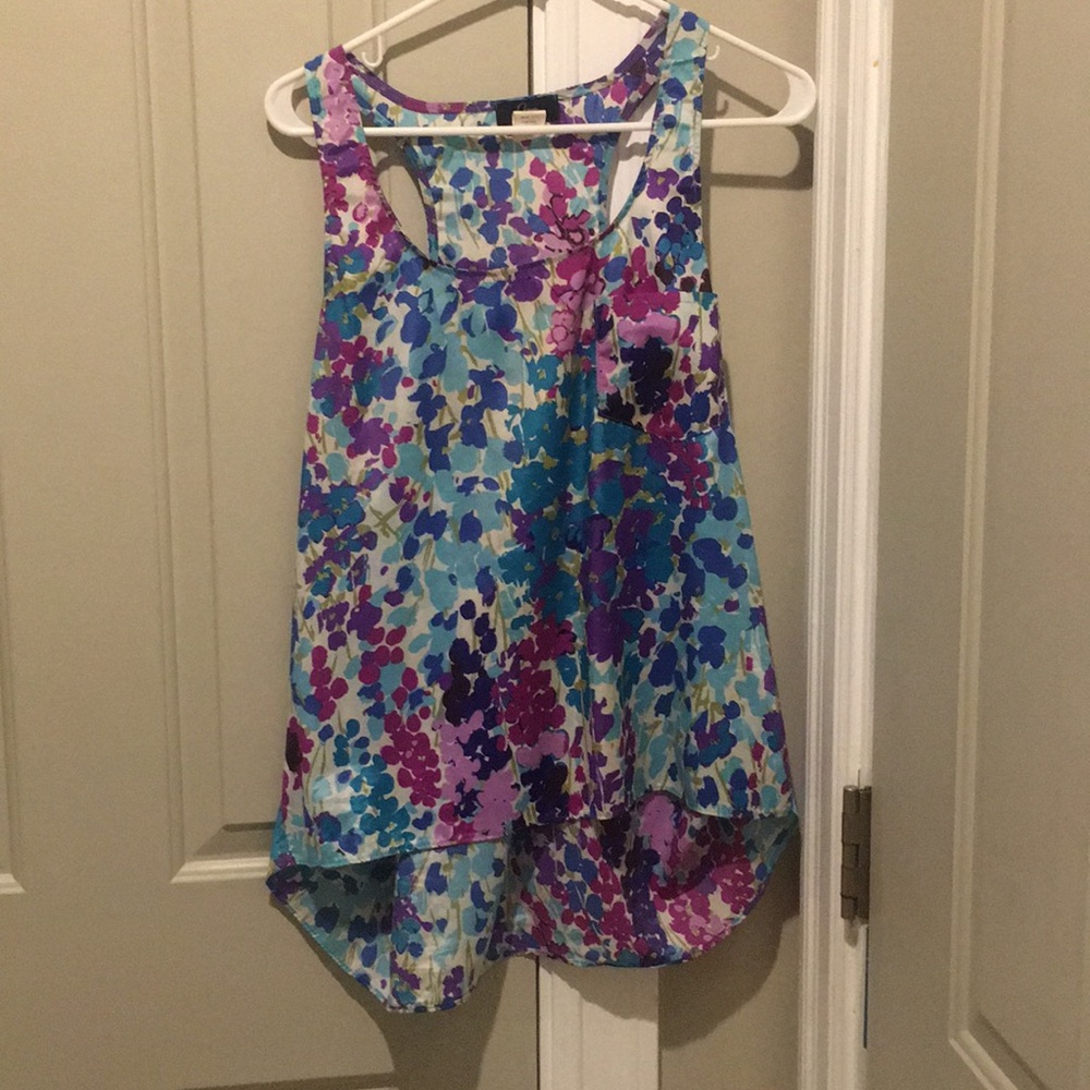 Aqua racer back tank